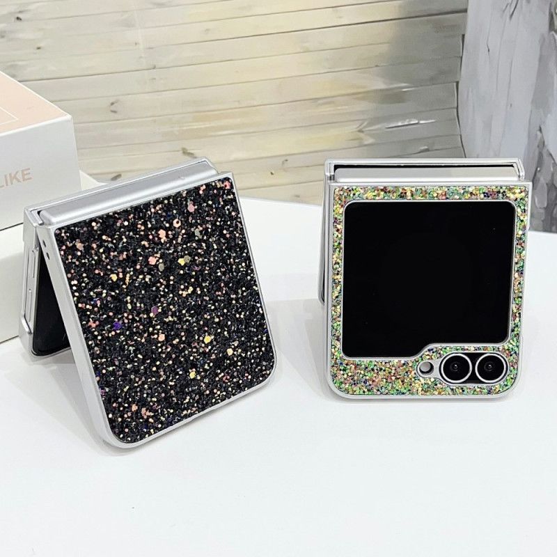 Deksel Samsung Galaxy Z Flip 7 Fe Glitterdesign