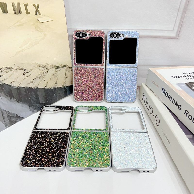 Deksel Samsung Galaxy Z Flip 7 Fe Glitterdesign