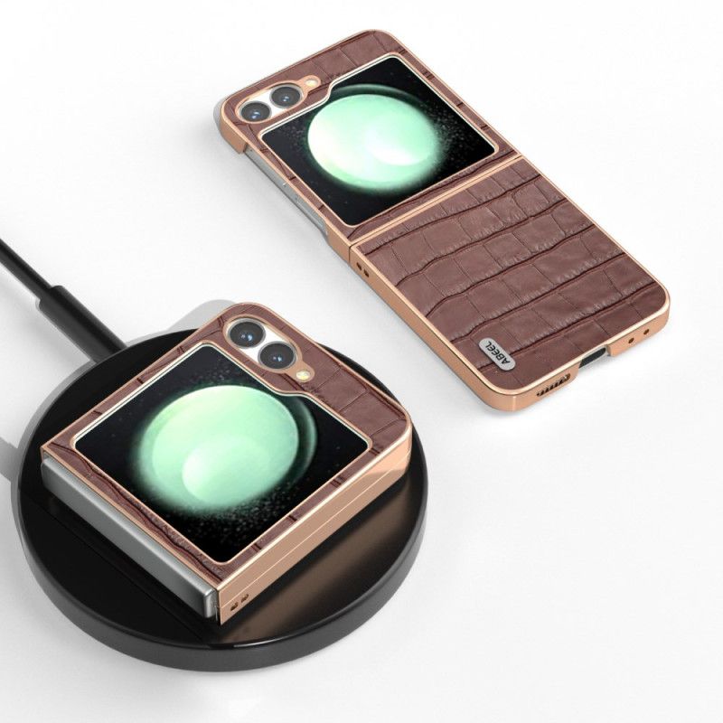 Deksel Samsung Galaxy Z Flip 7 Fe Krokodillestil