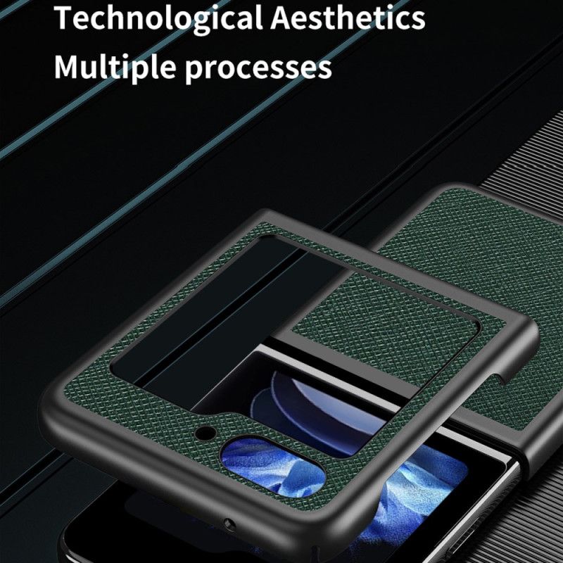 Deksel Samsung Galaxy Z Flip 7 Fe Krysstekstur