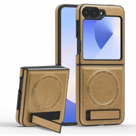 Deksel Samsung Galaxy Z Flip 7 Fe Magsafe-kompatibelt Stativ Med Læreffekt