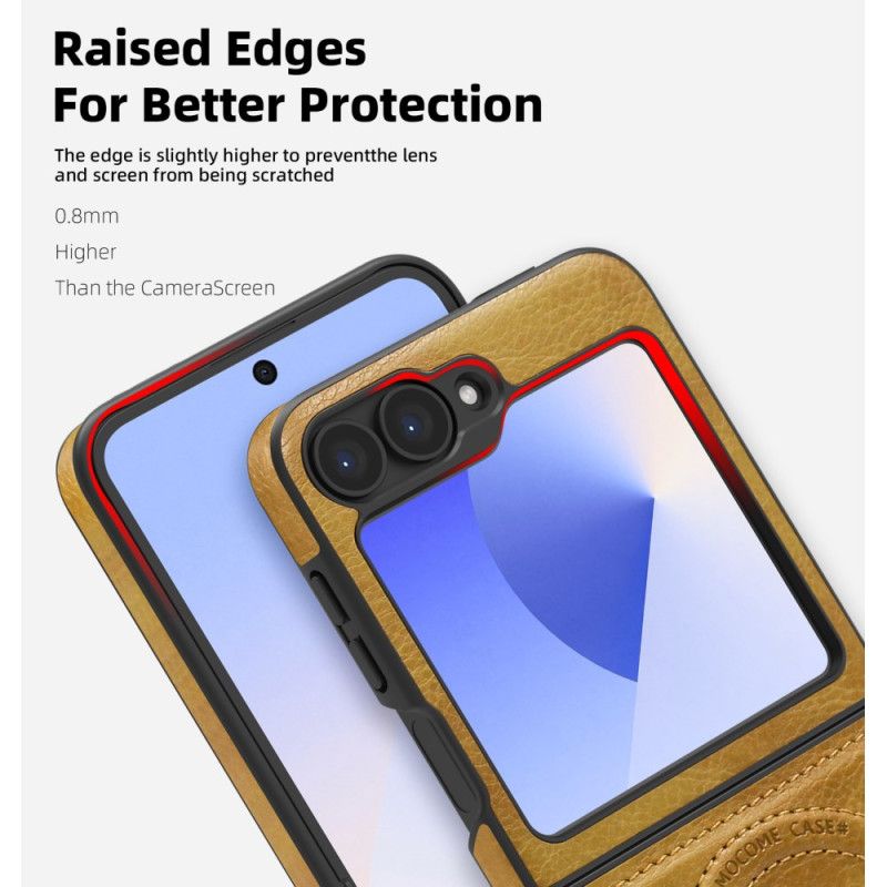 Deksel Samsung Galaxy Z Flip 7 Fe Magsafe-kompatibelt Stativ Med Læreffekt