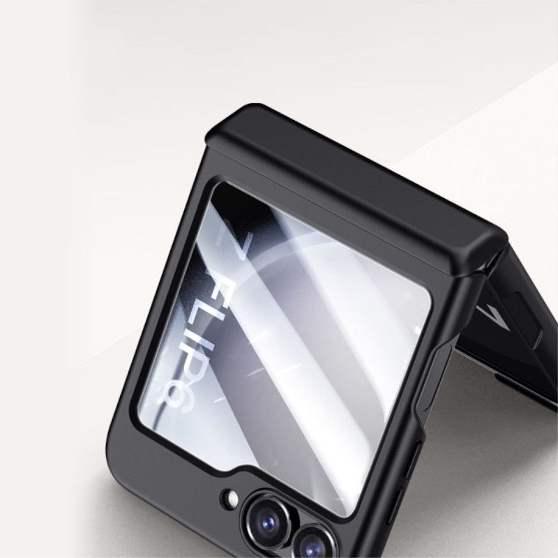 Deksel Samsung Galaxy Z Flip 7 Fe Mobildeksel Bakhengselbeskytter I Herdet Glass Og Skjermbeskytter