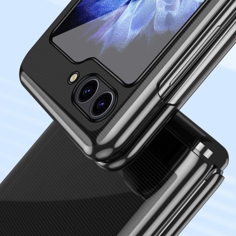 Deksel Samsung Galaxy Z Flip 7 Fe Mobildeksel Gjennomsiktig Design Og Metallisk Effekt