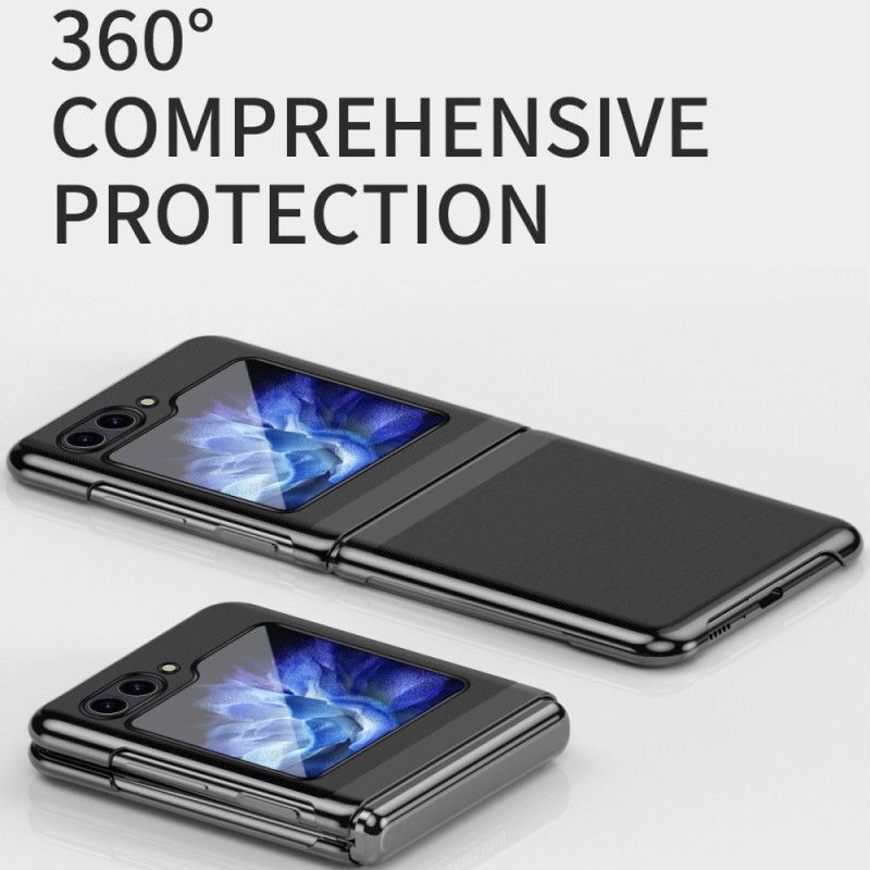Deksel Samsung Galaxy Z Flip 7 Fe Mobildeksel Gjennomsiktig Design Og Metallisk Effekt