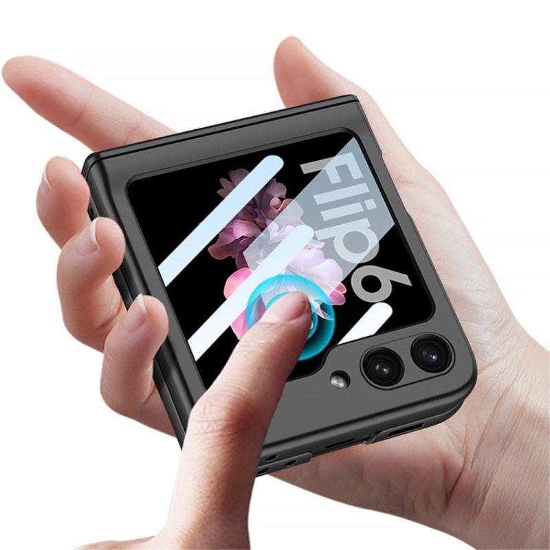 Deksel Samsung Galaxy Z Flip 7 Fe Mobildeksel Gkk Magnetisk Hengsel Og Liten Skjermbeskytter