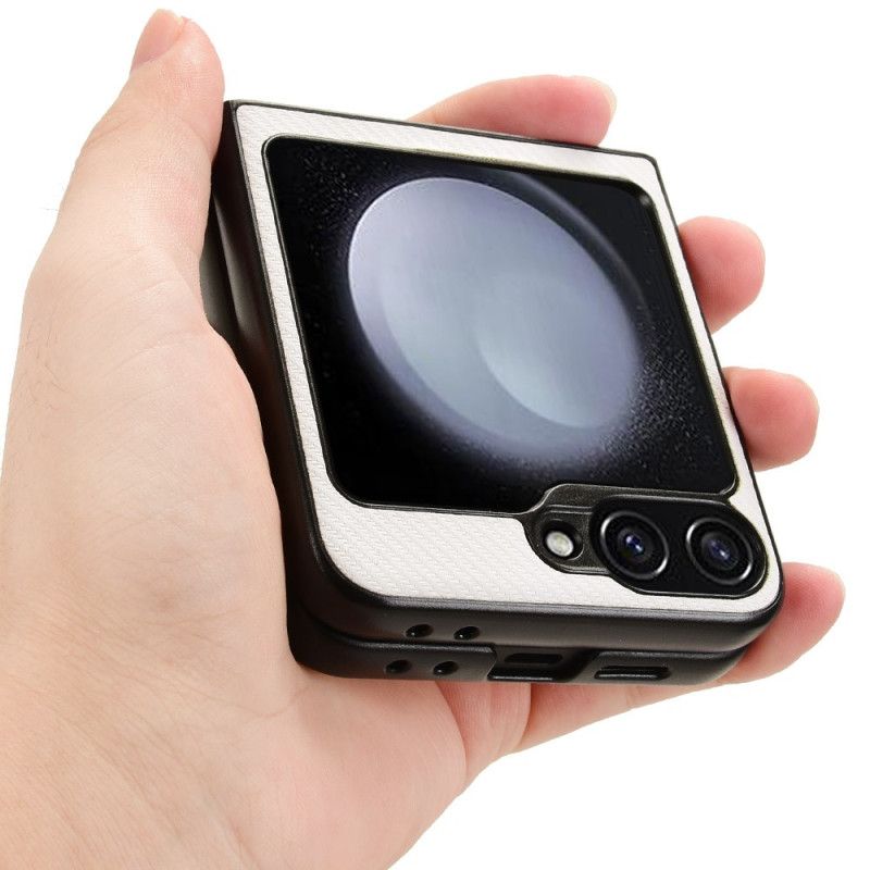 Deksel Samsung Galaxy Z Flip 7 Fe Mobildeksel Karbonfibertekstur