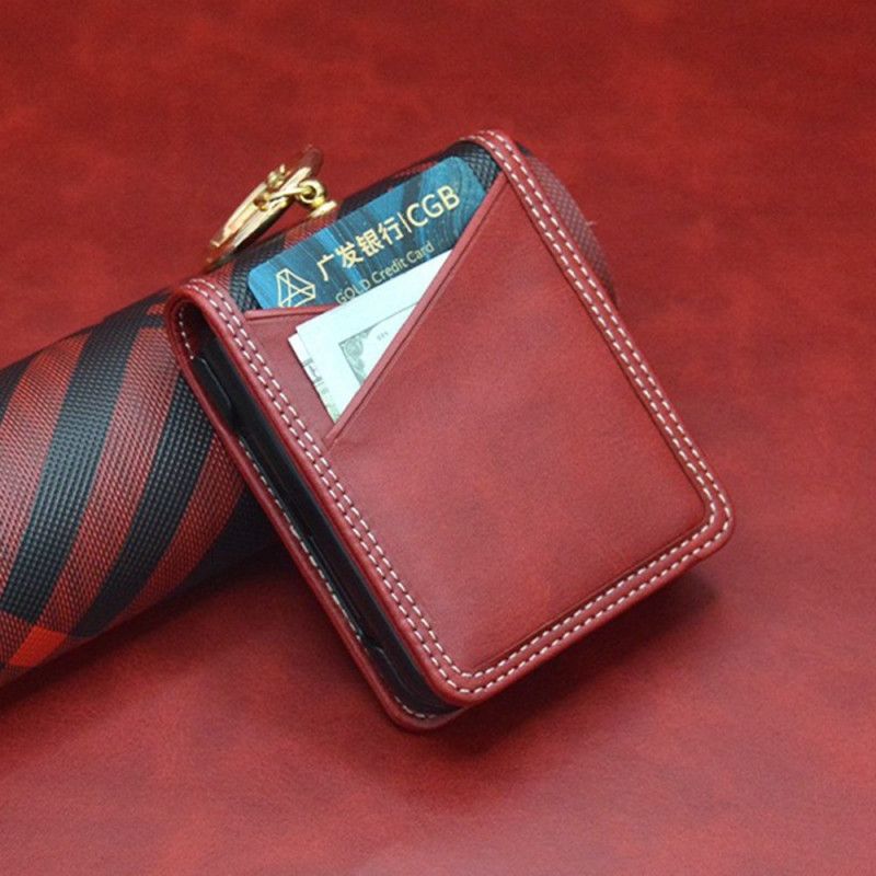 Deksel Samsung Galaxy Z Flip 7 Fe Mobildeksel Kortholder Og Metallring