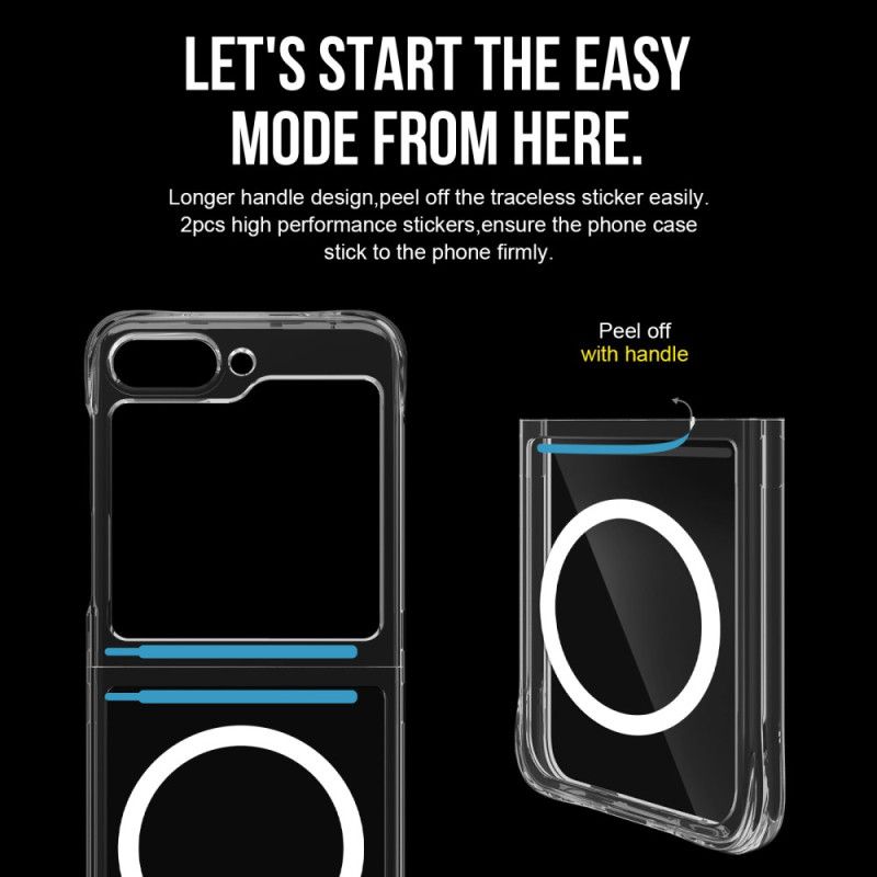 Deksel Samsung Galaxy Z Flip 7 Fe Mobildeksel Magnetisk Klar