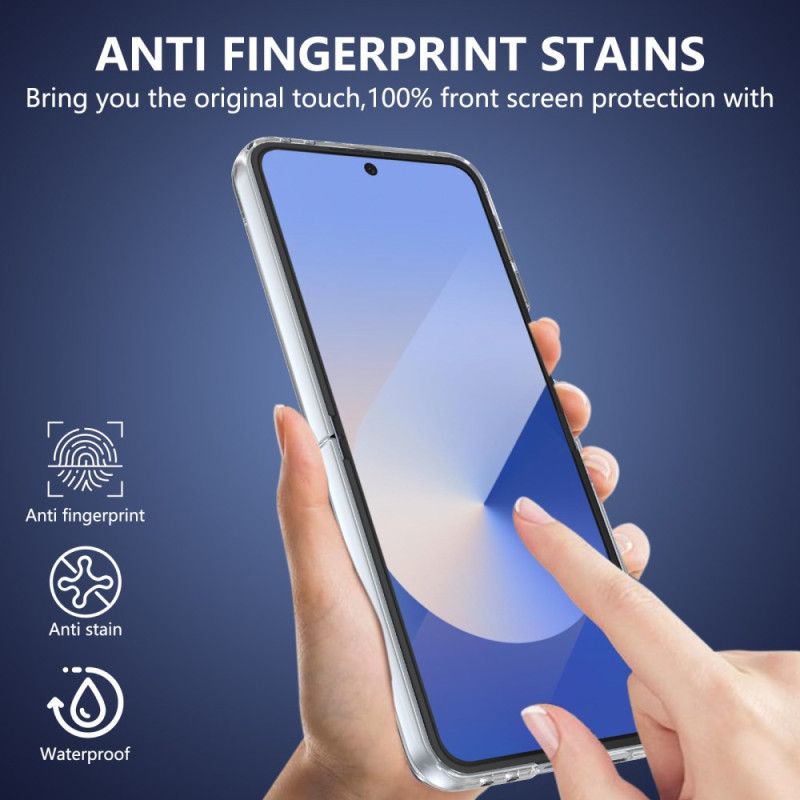 Deksel Samsung Galaxy Z Flip 7 Fe Mobildeksel Magsafe-kompatibel Gjennomsiktig Med Skjermbeskytter