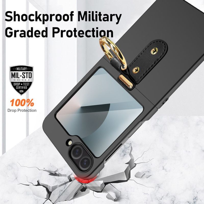 Deksel Samsung Galaxy Z Flip 7 Fe Mobildeksel Ringholder Og Beskyttelsesfilm