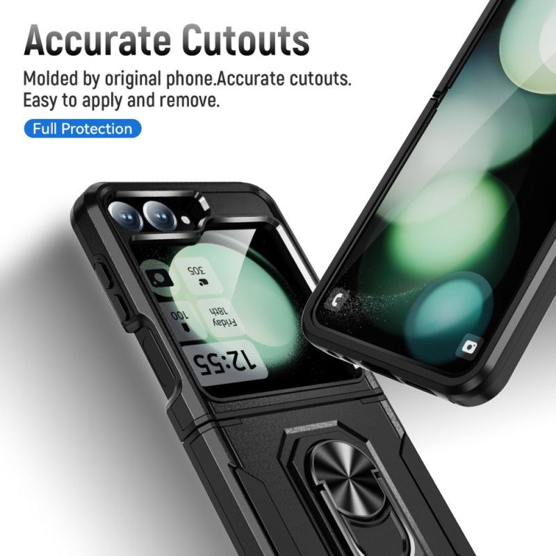 Deksel Samsung Galaxy Z Flip 7 Fe Mobildeksel Robust Med Ringstativ