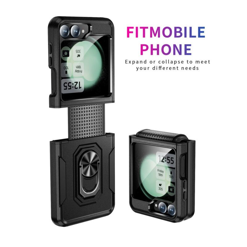 Deksel Samsung Galaxy Z Flip 7 Fe Mobildeksel Robust Med Ringstativ