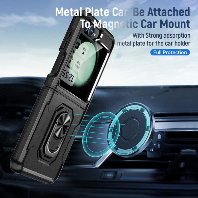 Deksel Samsung Galaxy Z Flip 7 Fe Mobildeksel Robust Med Ringstativ