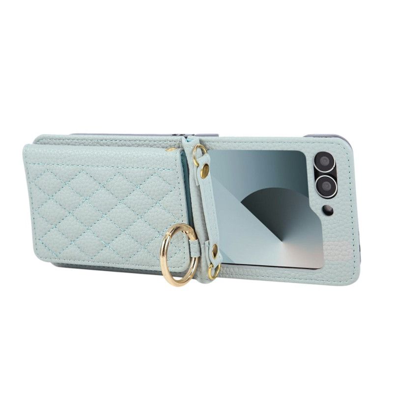 Deksel Samsung Galaxy Z Flip 7 Fe Mobildeksel Vattert Med Skulderstropp