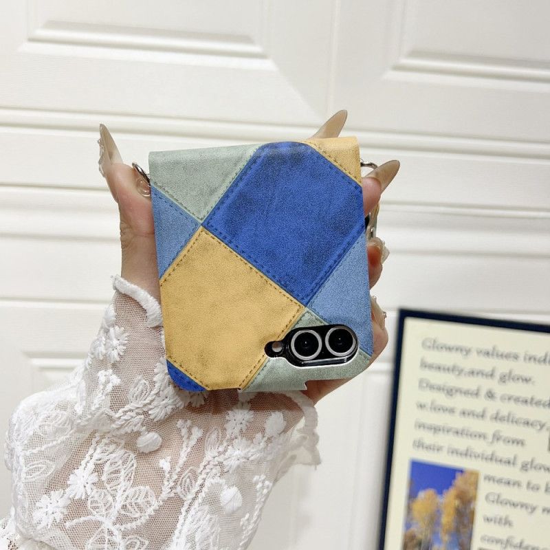 Deksel Samsung Galaxy Z Flip 7 Fe Retro Med Kattepotelås