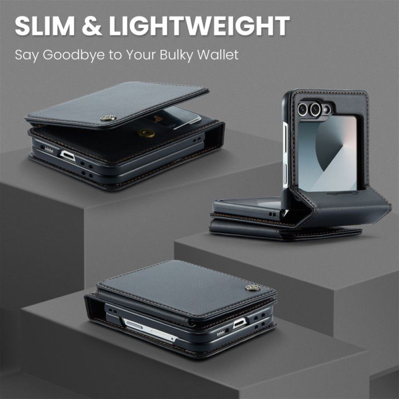 Deksel Samsung Galaxy Z Flip 7 Fe Rfid-beskyttelse 5 Kortspor Beskyttelse Deksel