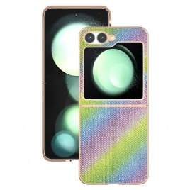 Deksel Samsung Galaxy Z Flip 7 Fe Rhinestone-tekstur