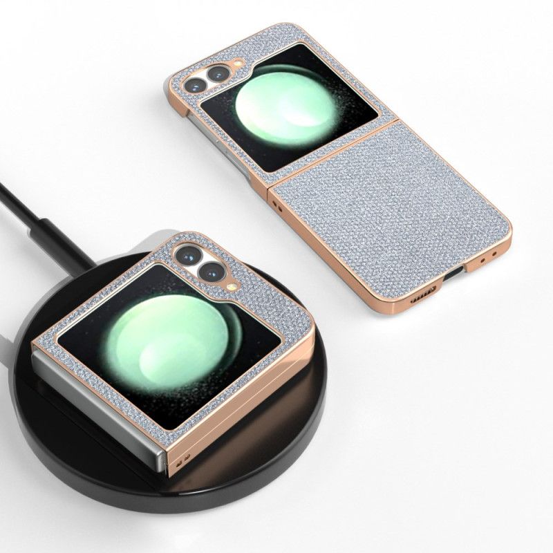 Deksel Samsung Galaxy Z Flip 7 Fe Rhinestone-tekstur