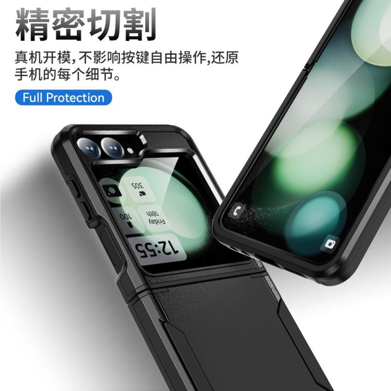 Deksel Samsung Galaxy Z Flip 7 Fe Robust Metalleffekt