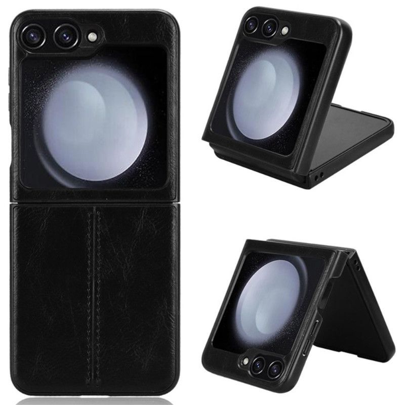 Deksel Samsung Galaxy Z Flip 7 Fe Søm I Kunstskinn