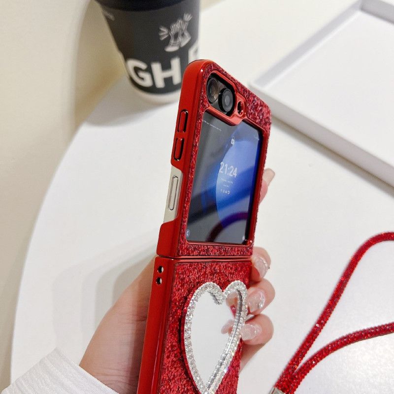 Deksel Samsung Galaxy Z Flip 7 Fe Speil Og Stropp