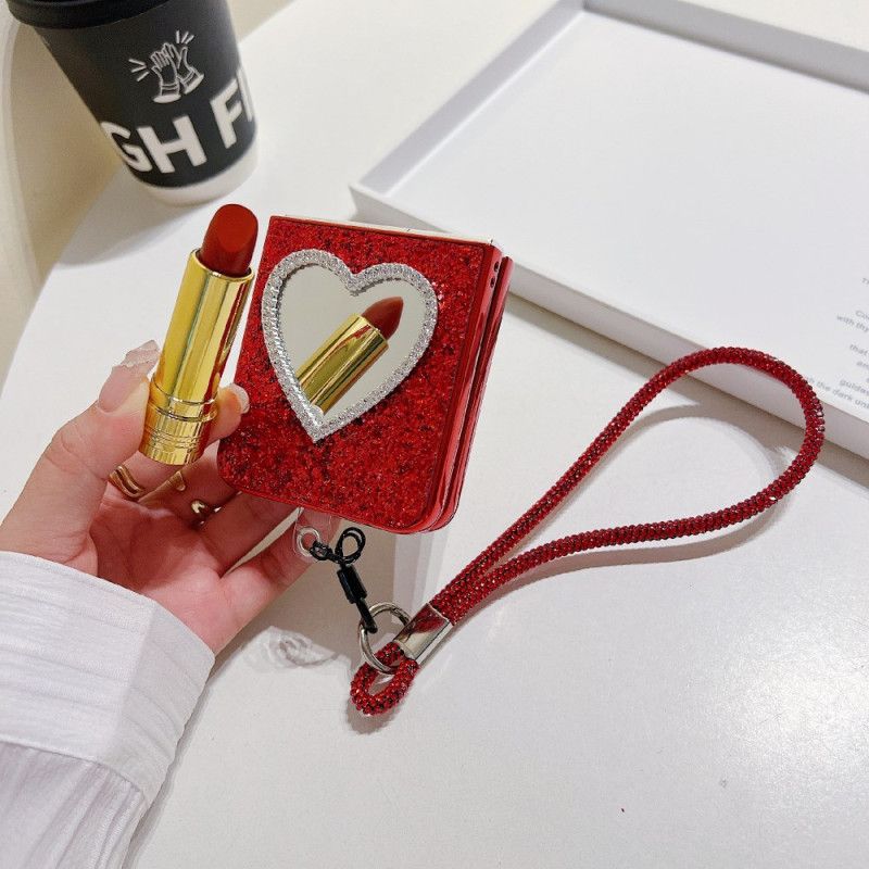 Deksel Samsung Galaxy Z Flip 7 Fe Speil Og Stropp