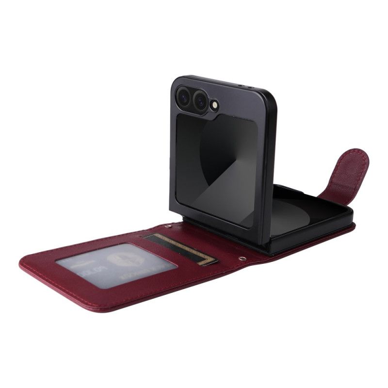 Deksel Til Samsung Galaxy Z Flip 7 Fe Kortholder Med Læreffekt