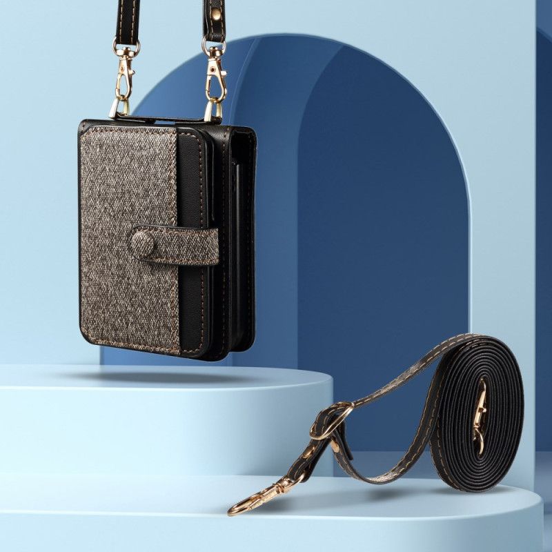 Deksel Til Samsung Galaxy Z Flip 7 Fe Kortholder Og Snor