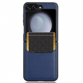 Deksel Til Samsung Galaxy Z Flip 7 Fe Litchi-tekstur Kortholder