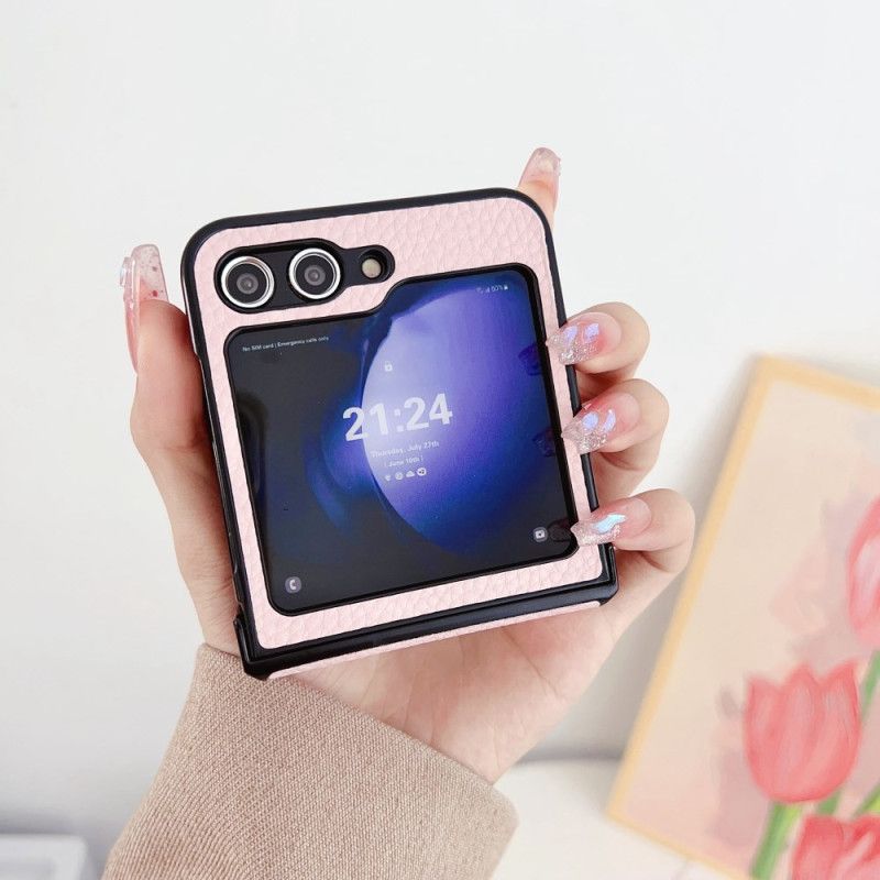 Deksel Til Samsung Galaxy Z Flip 7 Fe Litchimønster