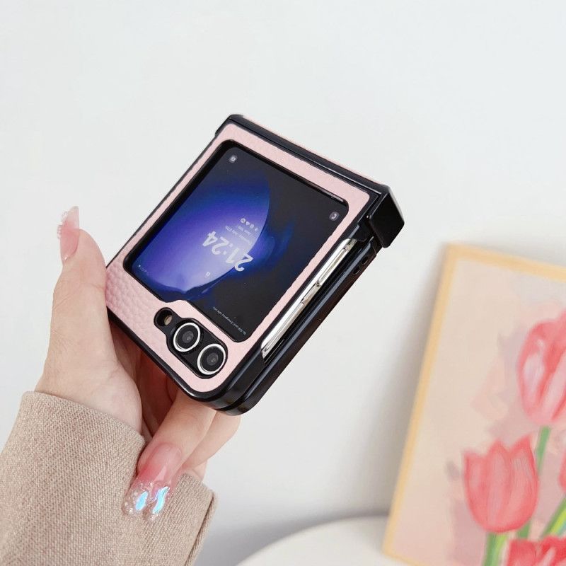 Deksel Til Samsung Galaxy Z Flip 7 Fe Litchimønster