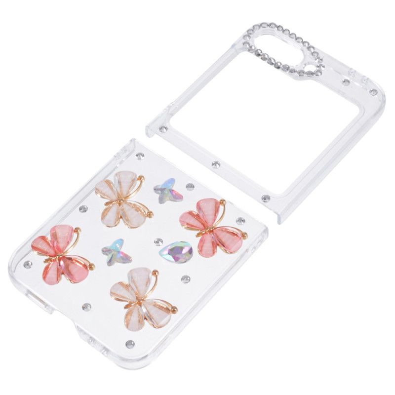 Deksel Til Samsung Galaxy Z Flip 7 Fe Rhinestone-dekorasjon
