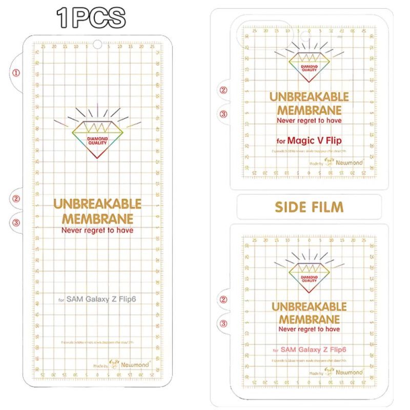Skjermbeskyttere Foran Og Bak For Samsung Galaxy Z Flip 7 Fe / Z Flip 6