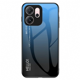 Deksel Oppo Reno 14f 5g Mobildeksel Hello Herdet Glass
