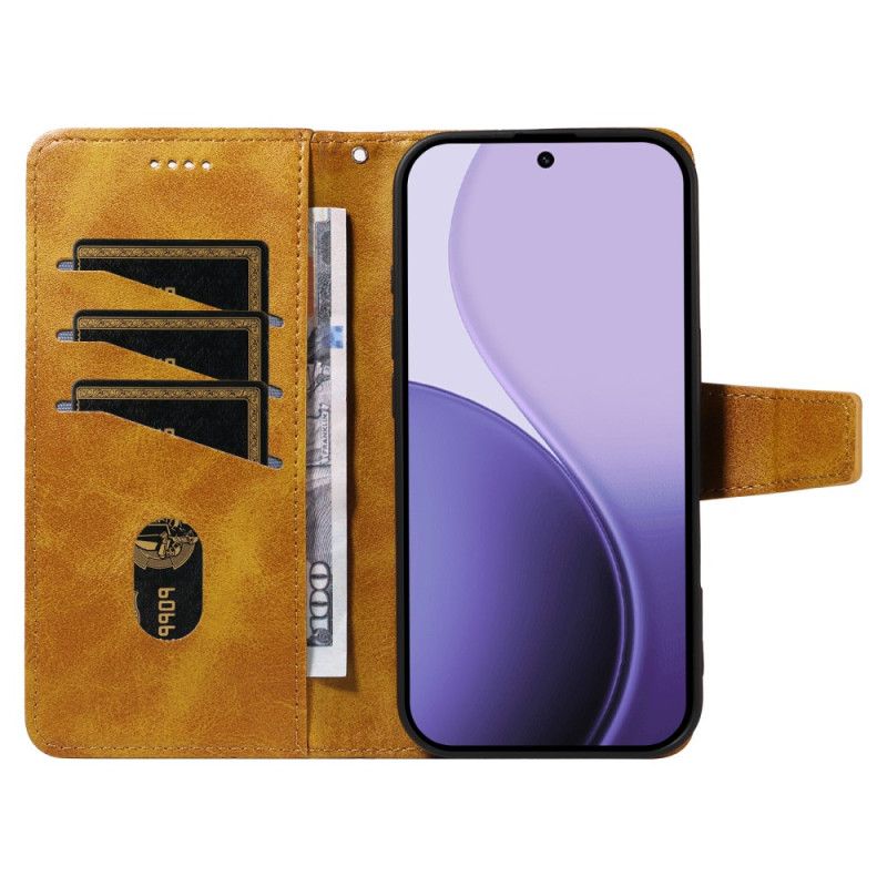 Folio Deksel Til Oppo Reno 14f 5g Diamantkant