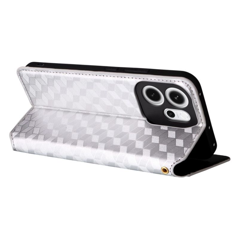 Folio Deksel Til Oppo Reno 14f 5g Diamantmønster