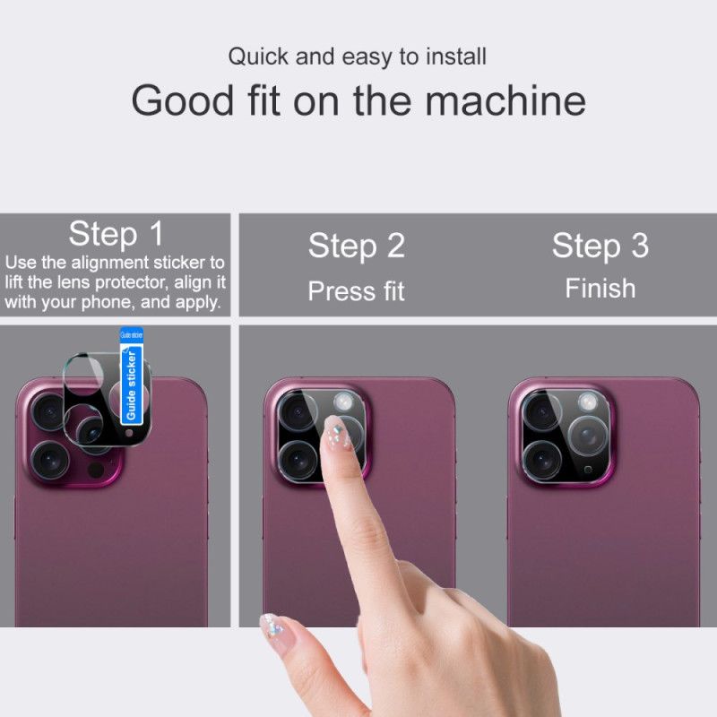 Linsebeskytter I Herdet Glass For Oppo Reno 14 F 5g (svart Versjon) Imak