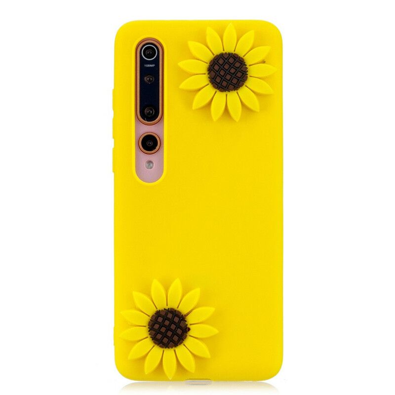 Deksel Til Xiaomi Mi 10 / 10 Pro 3d-solsikker