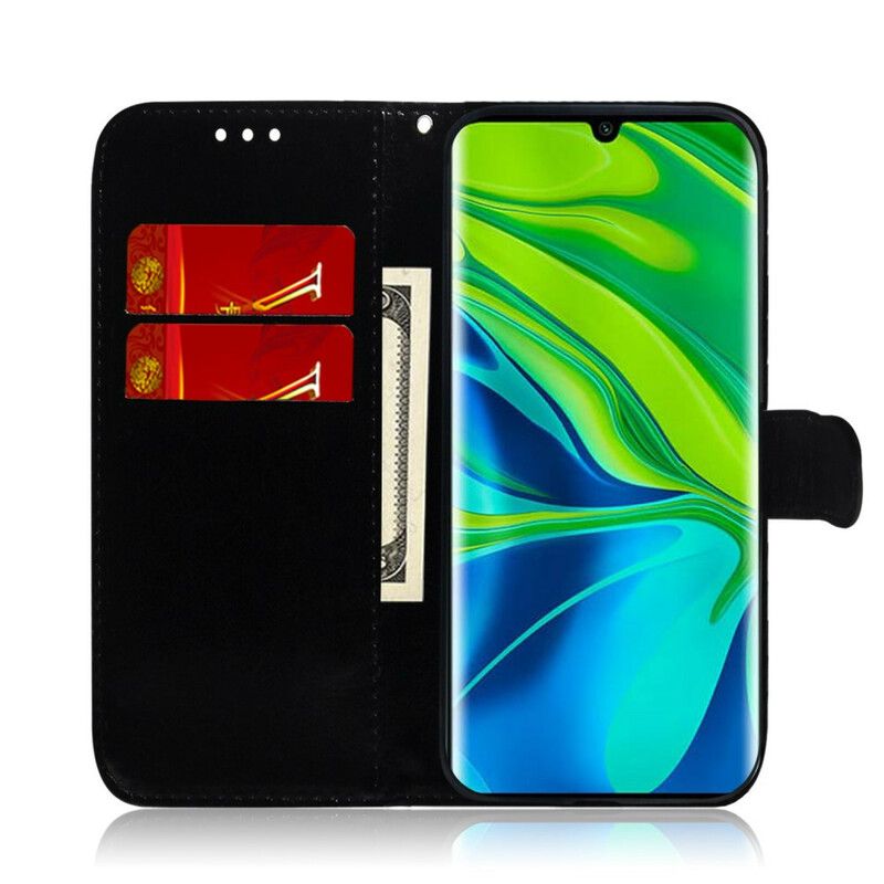 Lærdeksel Til Xiaomi Mi 10 / 10 Pro Speildeksel I Imitert Skinn