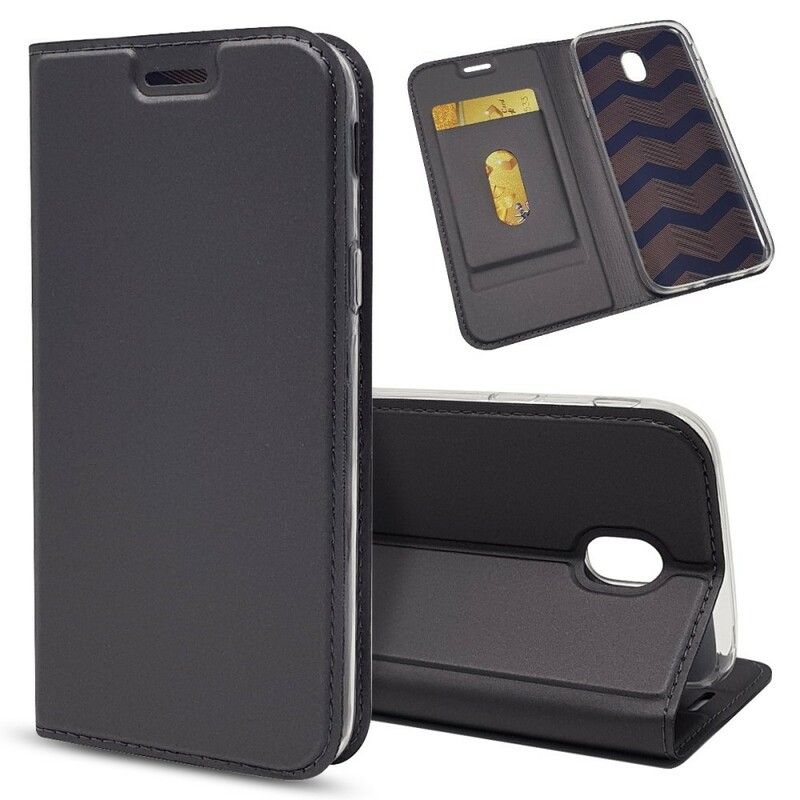 Beskyttelse Deksel Til Samsung Galaxy J3 2017 Folio Deksel Premium Skinneffekt