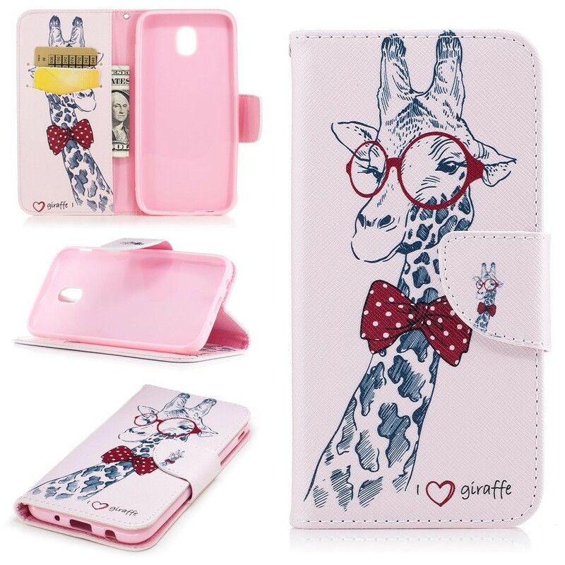 Folio Deksel Til Samsung Galaxy J3 2017 Smart Giraff