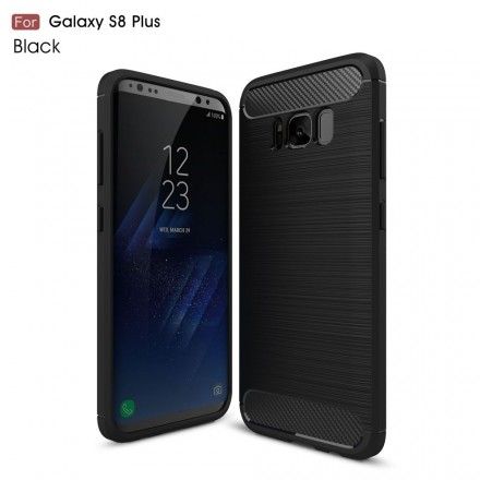 Deksel Til Samsung Galaxy S8 Plus Børstet Karbonfiber