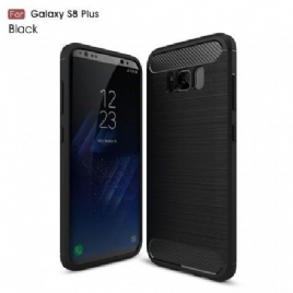 Deksel Til Samsung Galaxy S8 Plus Børstet Karbonfiber
