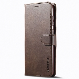 Folio Deksel Samsung Galaxy S24 5g Skinneffekt Lc.imeeke Beskyttelse Deksel