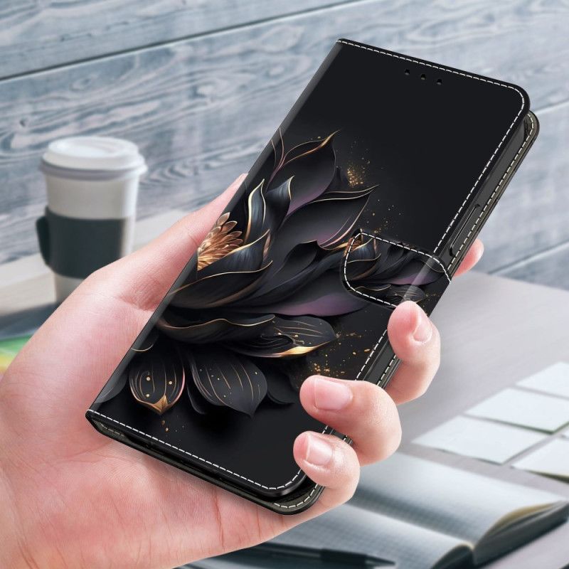 Folio Deksel Til Samsung Galaxy S24 5g Lilla Lotus