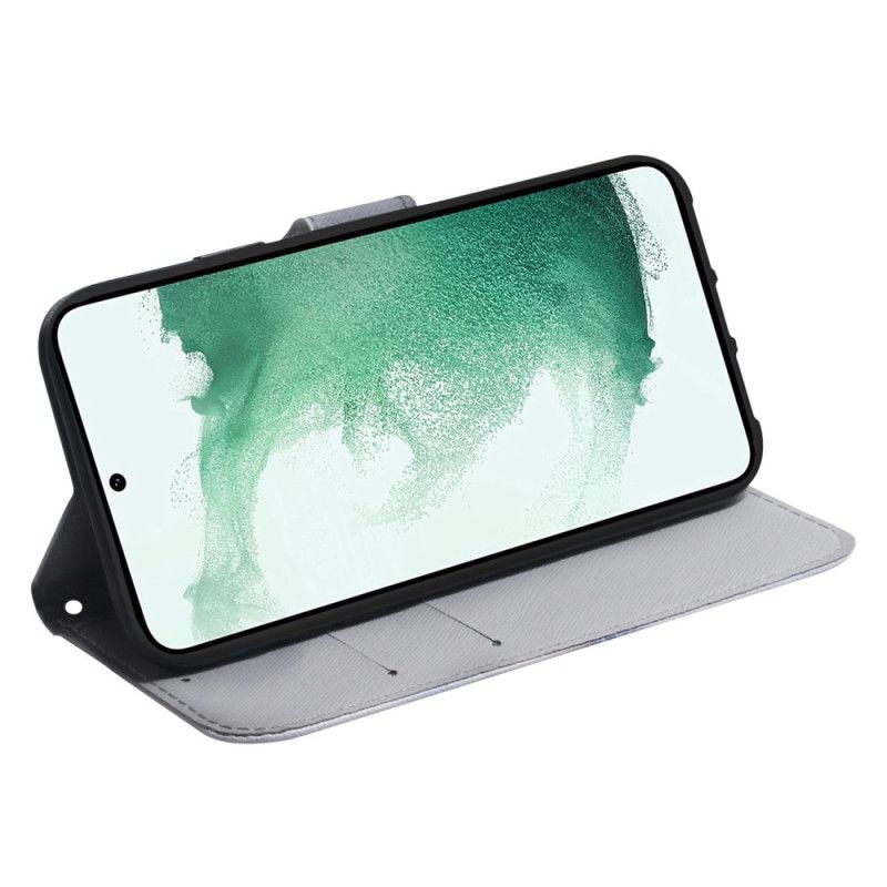 Lærdeksel Folio Deksel Samsung Galaxy S24 5g Drømmende Løve