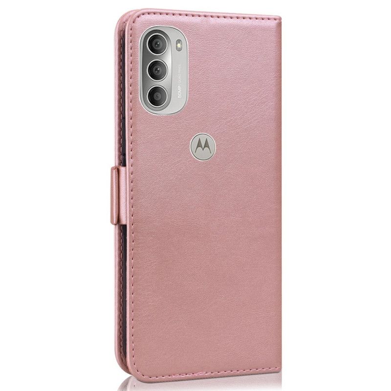 Folio Deksel Til Moto G51 5G Katt Og Sommerfugler