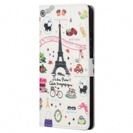 Lærdeksel Til Samsung Galaxy S23 5G Jeg Elsker Paris