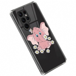 Deksel Til Samsung Galaxy S23 Ultra 5G Rosa Elefant